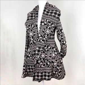 Free People Boho Tapestry Cardigan Coat Jacket